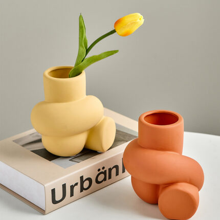 Ins Style Abstract Art Vase Ornaments Modern Simplicity