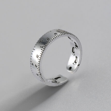 Digital Ruler Creative Fashion Personality Index Finger Ring