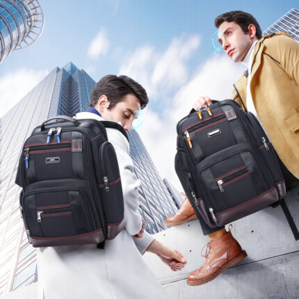 Multi-pocket Schoolbag Large Capacity Multifunctional Oxford Cloth Travel Laptop Bag