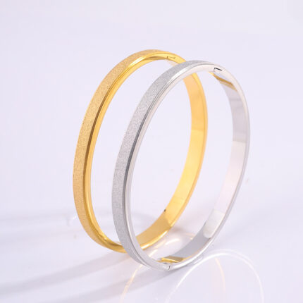 Titanium Steel Bracelet Starry Frosted